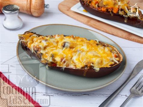 Berenjenas Rellenas De Carne Picada Para 2 Personas El Cocinero