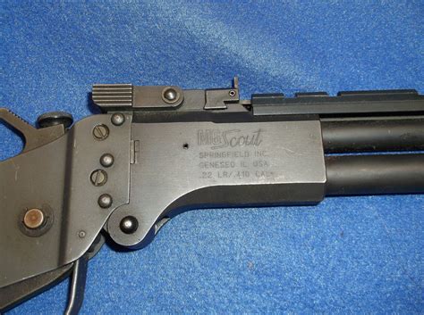 Springfield Armory M6 Scout Rifle Shotgun O U 22 Lr 410 Single Shot Takedown 621777