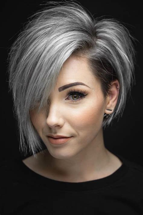 The levels of layers give your hair a lift, and an ashy shade of blonde allows blending in your graying hair. Hair Color 2017/ 2018 - Are you looking for the most ...