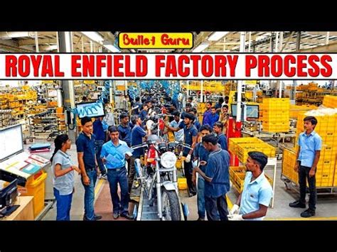 Since then the royal enfield motorcycles are being produced, sold and even exported to many countries. Royal Enfield Manufacturing Process Plant - Chennai - YouTube