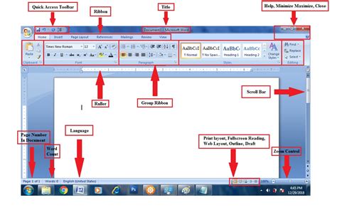 Fitur Fitur Yang Ada Di Lingkungan Microsoft Word Beserta