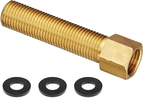Zlyy 12 Ips Faucet Extension Adapter Kits Brass Extension Nut