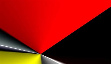 Premium Photo Red Yellow Black White Geometry Spectrum