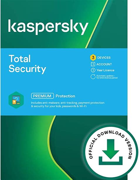 Kaspersky Total Security 2021 3 Devices 1 Year Antivirus Secure