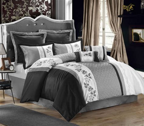 Black And Gray Comforter Sets Comfort