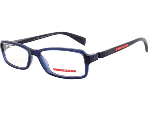 Prada Eyeglasses Navy Blue Frame Fashion
