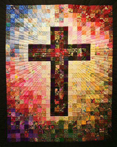 Cross Quilt At San Rafaels This Quilt Hangs In The Entry Flickr