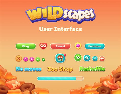 Wildscapes User Interface Behance Behance