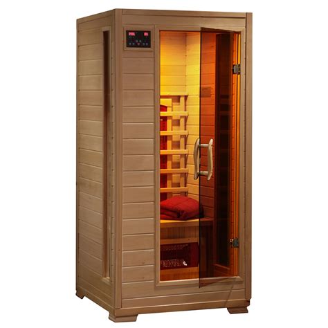 Buena Vista 1 2 Person Hemlock Infrared Sauna With 3 Ceramic Heaters