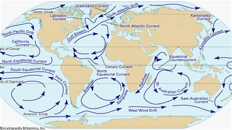 Ocean Current Distribution Causes And Types Britannica