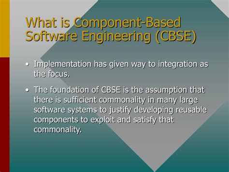 Ppt Component Based Software Engineering Powerpoint Presentation