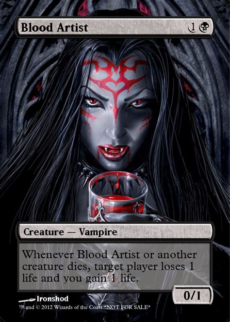 Magic The Gathering Cards Mtg Altered Art Mtg Vampire