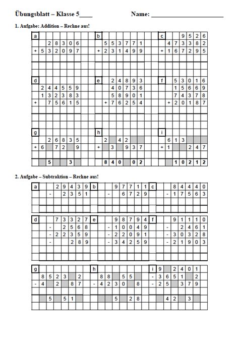 Maybe you would like to learn more about one of these? Matheaufgaben 5 Klasse Zum Ausdrucken Division ...