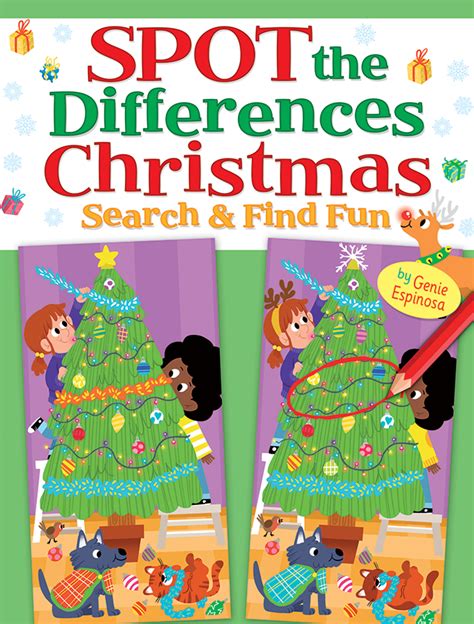 Spot The Differences Christmas Search And Find Fun