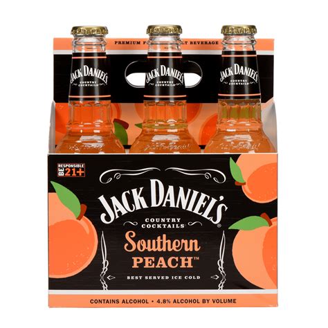 Jack daniel's country cocktails is launching its newest flavor: Jack Daniel's Country Cocktails Southern Peach, 6 pack, 10 ...