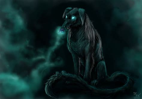 Black Dog Black Dog Shadow Monster Fantasy Creatures Art