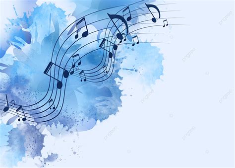Note Music Logo Watercolor Background 音符 音樂 背景背景圖片和桌布免費下載