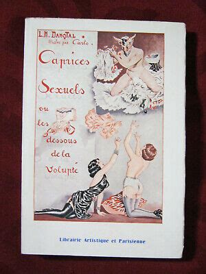 Carlo Caprices Sexuels French Text Vintage Fetish Art Illustrated
