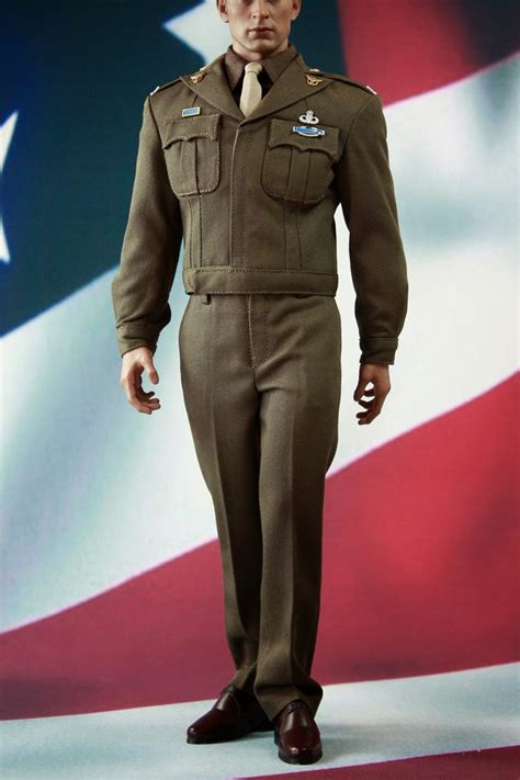 Toyhaven Poptoys 1 6th Style Series X19 Wwii Captain Military Uniforms Suits A And B For Steve Rogers