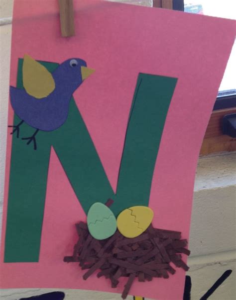 Letter N Crafts Preschool And Kindergarten