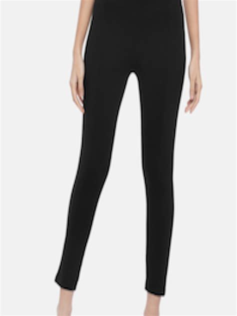 Buy People Women Black Skinny Fit Trousers Trousers For Women Myntra