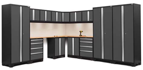 Get exactly the storage you need with premium garage cabinets. 15% OFF NewAge Bold 3.0 Gray 16 piece garage cabinet set ...