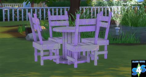 Simista A Little Sims 4 Blog Distressed Outdoor Seting