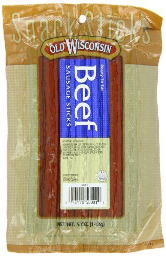 Old Wisconsin Beef Deli Sticks 5 Ounce Package Beef Eat Beef Deli
