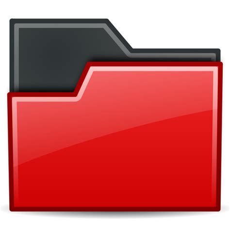 Red Folder Image Free Svg