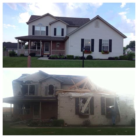 Before And After Washington Il Tornado Washinton House Styles Washington