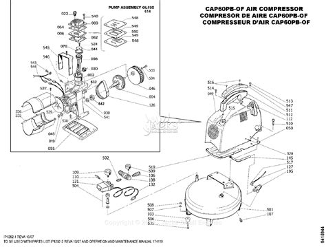 Bostitch Air Compressor Parts Diagram