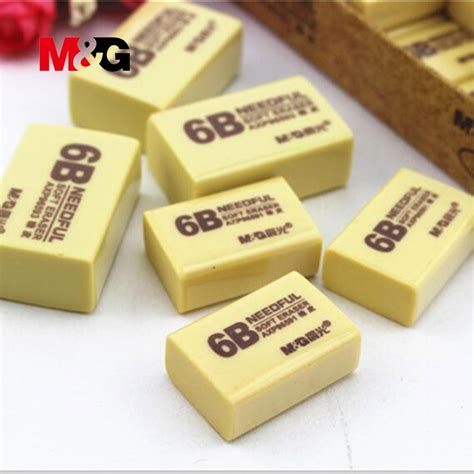 Buy Mandg New Arrival 6b Erasers Yellow 4 Pcs A Sets