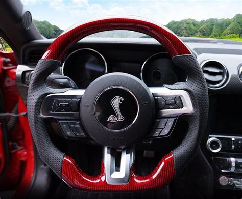 Custom Made Carbon Fiber Steering Wheel For 2015 2017 Ford Mustang