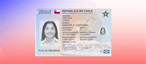 Cédula De Identidad Del Registro Civil