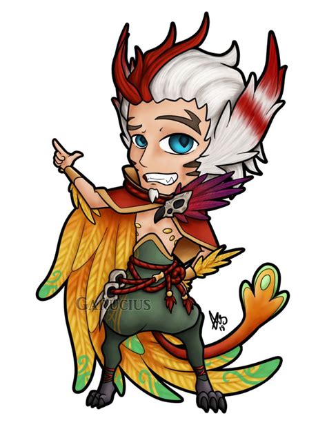 League Of Legends Chibis Rakan By Garucius On Deviantart