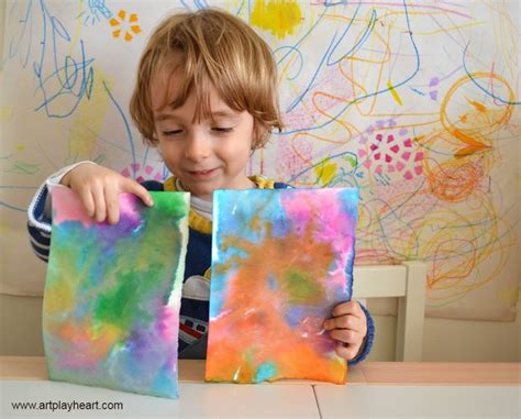 Beautiful Bleeding Tissue Paper Art With Pictures Art Play Heart