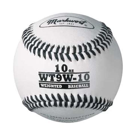 Weighted White Leather Baseball Markwort Sporting Goods Online Store