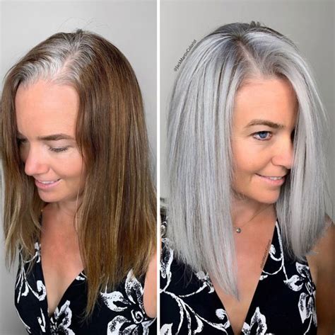 stunning how to make grey hair look good naturally for long hair stunning and glamour bridal