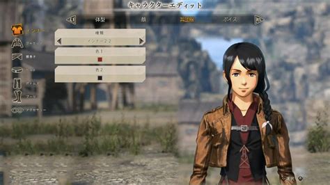 Attack On Titan 2 Character Creation Gameplay With Boss Battle Ps4