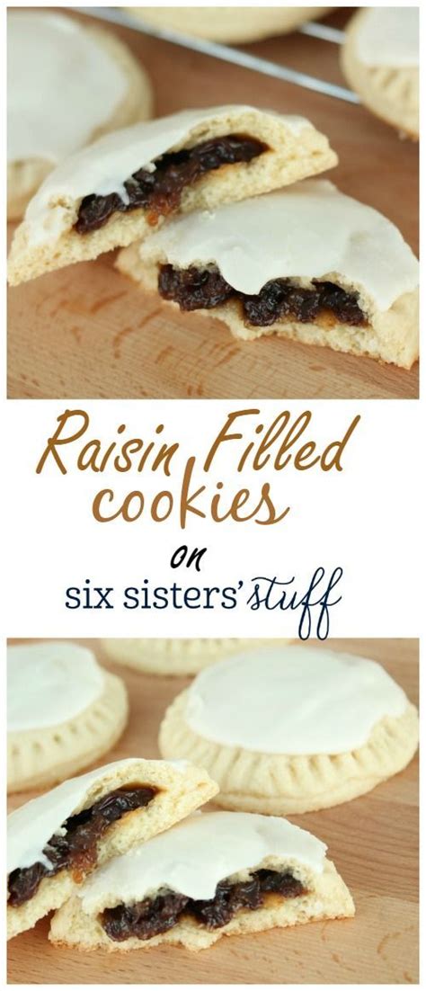 The raisin filling is our favorite part of these cookies….and of course the frosting glaze! Raisin Filled Cookies | Recipe | Raisin filled cookies ...