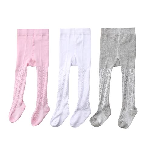 3pairlot Toddler Infant Baby Girl Cotton Stretch Pantyhose Stockings