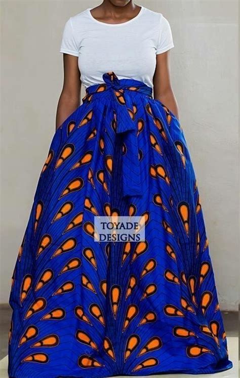 Ankara Maxi Skirt African Print Maxi Skirt African Skirt Ankara Gath