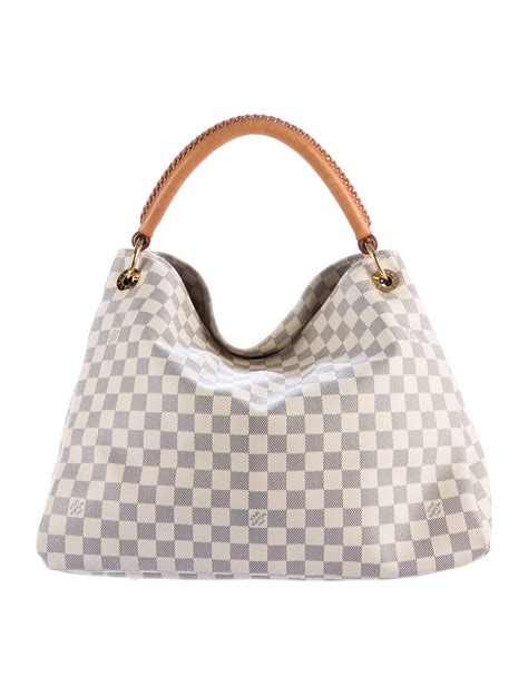 Louis Vuitton Damier Azur Artsy Mm Handbags Lou120739 The Realreal