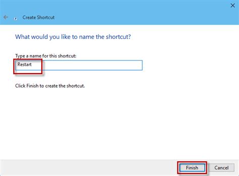 How To Create Shutdown Restart Shortcut On Windows 10 Desktop