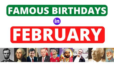 Famous Birthdays In February Famous People Born In February