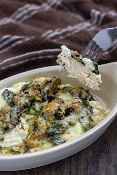 Chicken And Spinach Casserole With Cream Cheese