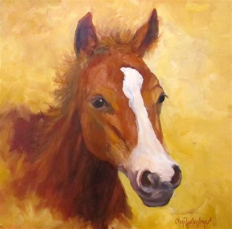 Custom Horse Painting Oil On Canvas By Original Oil Paintings By Cheri