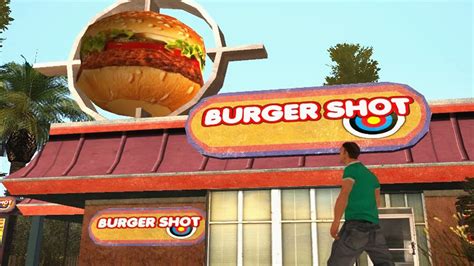 Gta San Andreas Burger Shot Youtube