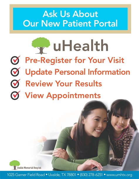New Patient Portal Uvalde Memorial Hospital