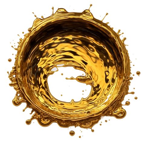 Gold Or Oil Liquid Splash Png 27291707 Png